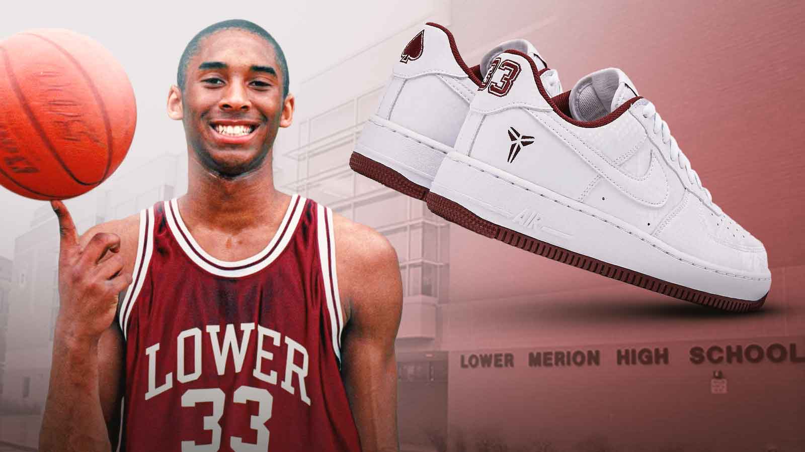 Kobe Bryant Nike Air Force 1 Lower Merion, Nike Kobe, Nike Air Force 1, Lower Merion