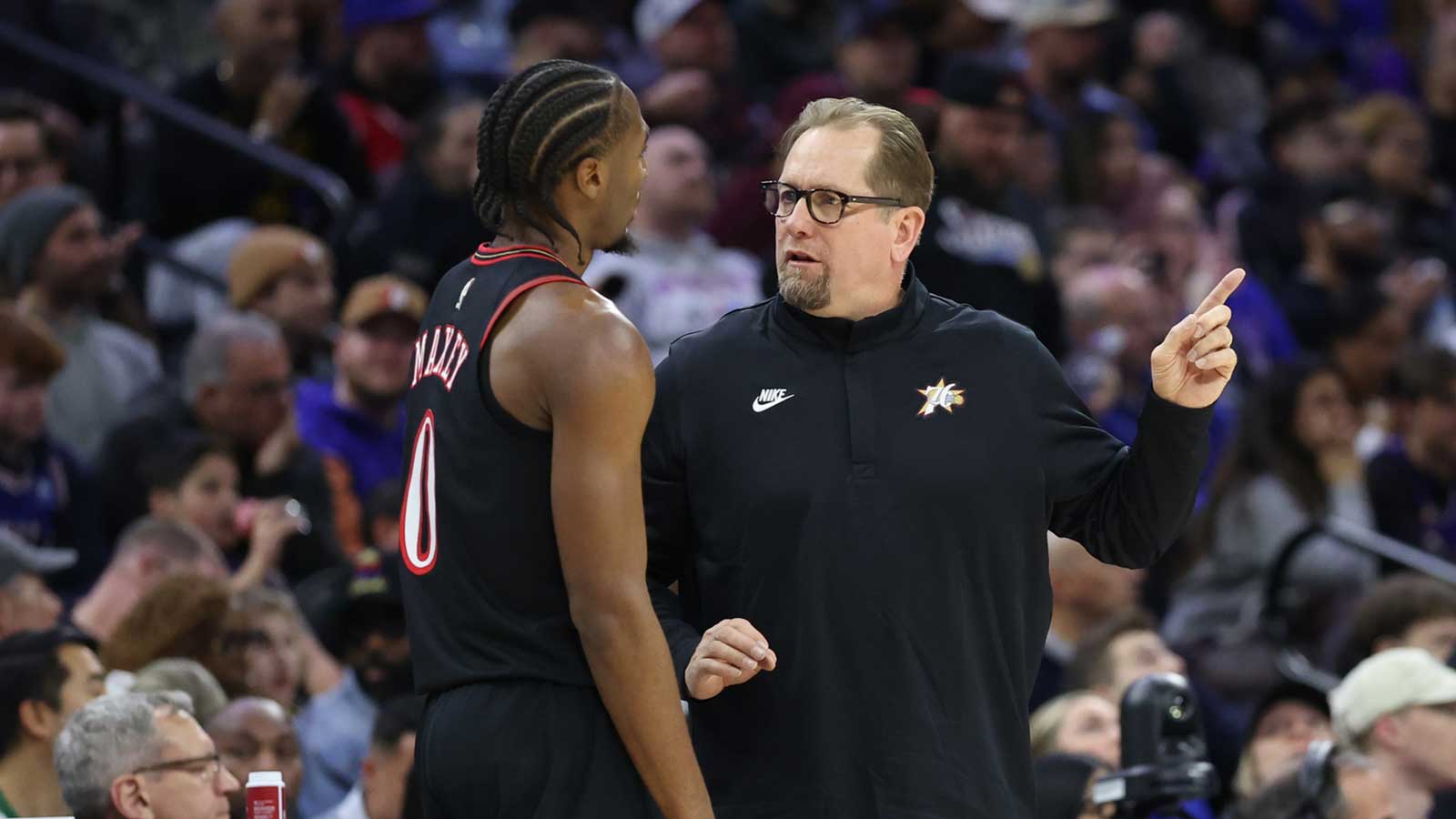 76ers HC Nick Nurse is hoping for the best after Tyrese Maxey’s hand injury