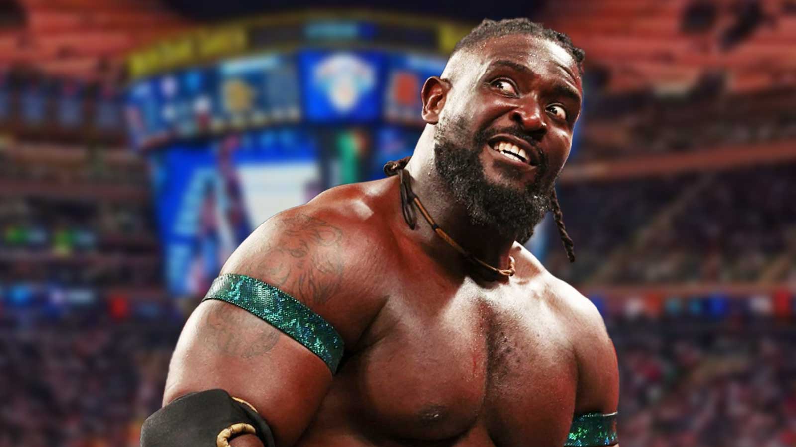 WWE’s Oba Femi pulls up to Knicks game before MSG RAW