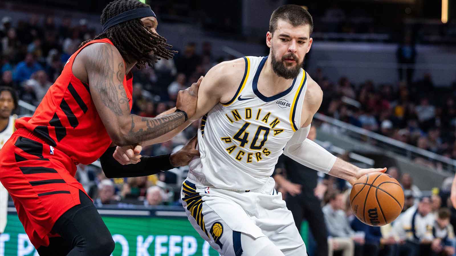 Pacers’ Ivica Zubac exits Blazers game amid injury concerns