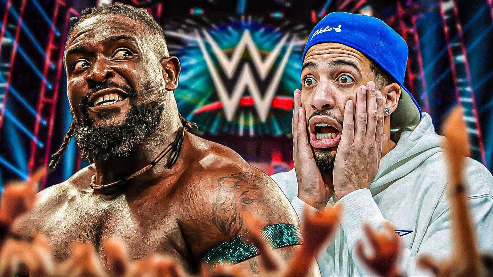 Pacers’ Tyrese Haliburton reacts to Oba Femi’s wild RAW moment