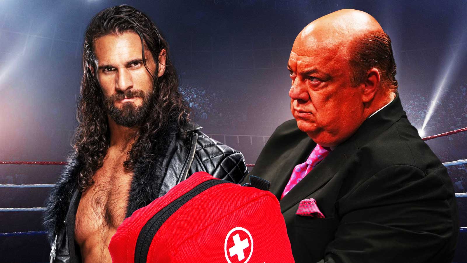 WWE’s Paul Heyman out indefinitely with injuries after Seth Rollins attack