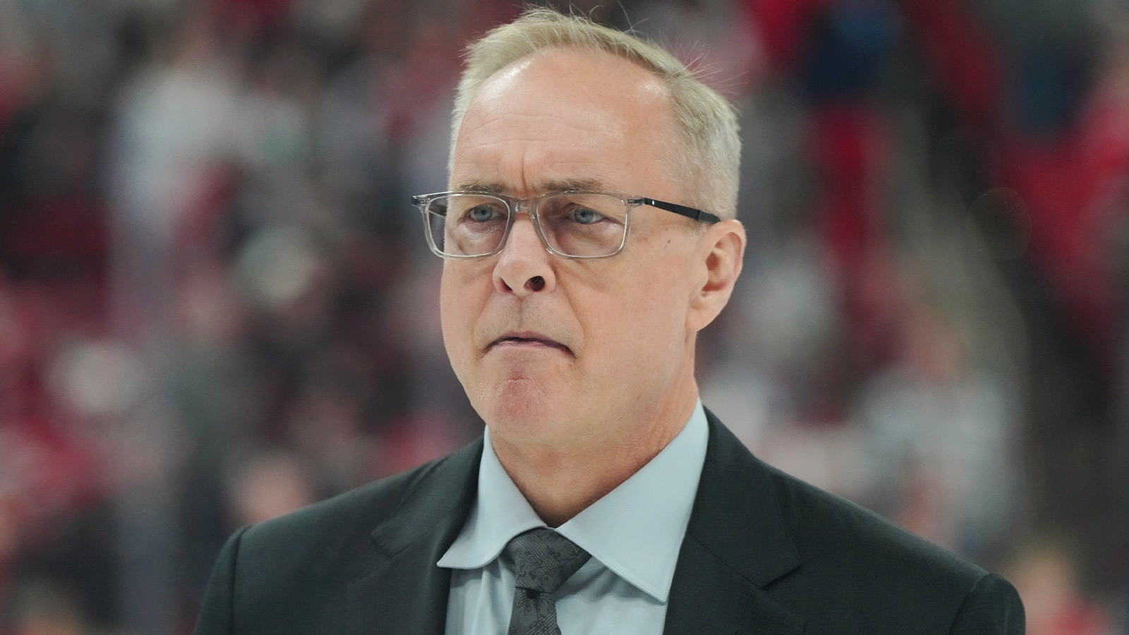 Florida Panthers head coach Paul Maurice comes off the ice after their loss to the Carolina Hurricanes at Lenovo Center.