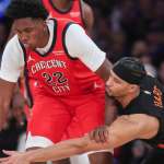 Josh Hart tips his cap to Jalen Brunson after Knicks win over Magic