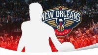 Pelicans logo, Yves Missi silhouette