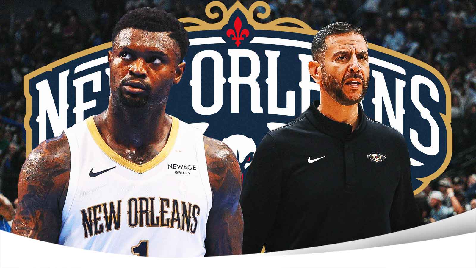 Zion Williamson, James Borrego, Pelicans logo