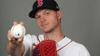 Boston Red Sox pitcher Sonny Gray (54) poses for a photo during media day at JetBlue Park.