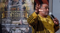 Journalist Roland Martin moderates during a roundtable discussion by civil rights leaders on the legacy of the Montgomery Bus Boycott on Friday, Dec. 5, 2025, at the Holt Street Baptist Church Museum in Montgomery, Ala. The event was organized by the Southern Youth Leadership Development Institute.