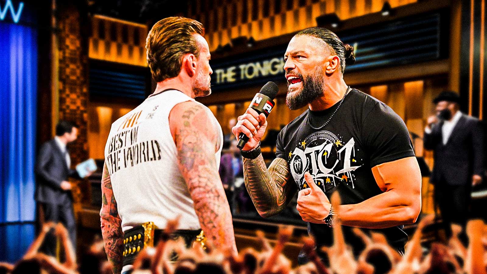 WWE star Roman Reigns fires brutal shot at ‘old’ CM Punk on Tonight Show