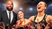 Ronda Rousey with husband Travis Browne