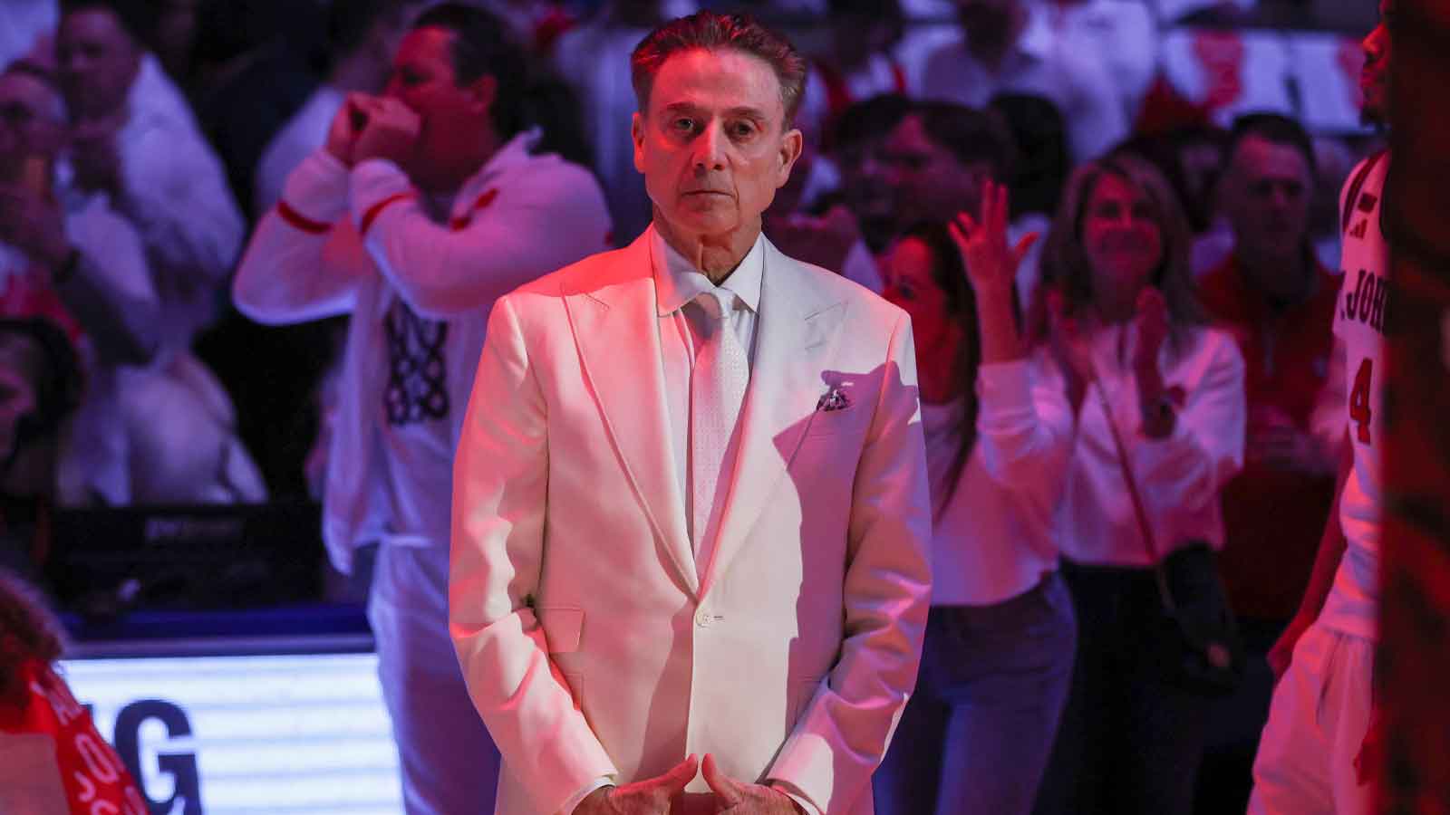 Watch St. John’s HC Rick Pitino’s tearful Zuby Ejiofor introduction on Senior Night