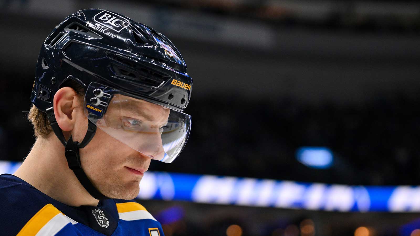Colton Parayko attends Blues game with Sabres trade decision hanging in balance