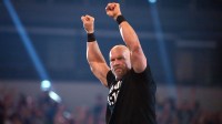 WWE legend Stone Cold Steve Austin at WrestleMania 38.
