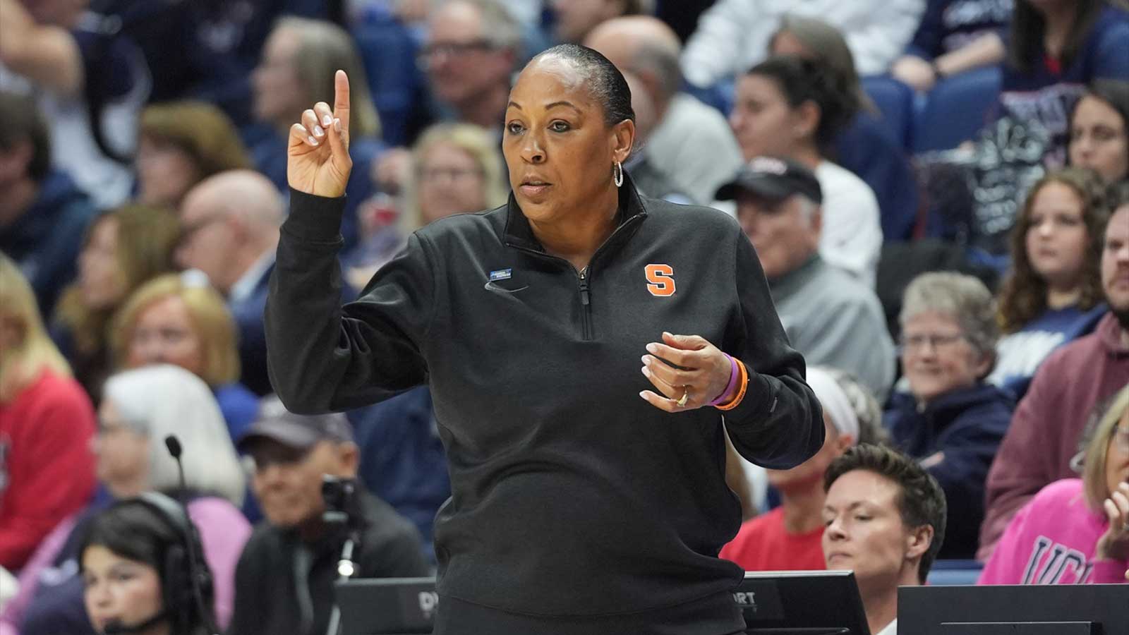 Syracuse women’s basketball coach blasts NCAA tournament committee after UConn loss