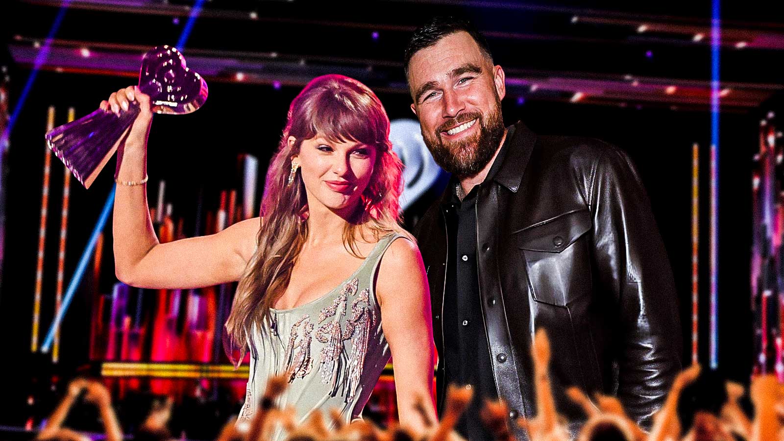 Taylor Swift gives heartfelt shoutout to Travis Kelce during iHeartRadio Awards acceptance speech