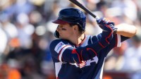Red Sox outfielder Roman Anthony shines in his World Baseball Classic debut as Team USA routs Brazil baseball 15–5 in Pool play.