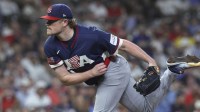 Logan Webb shines for Team USA vs Brazil after a wild recruiting story convinced the Giants ace to pitch in the World Baseball Classic.
