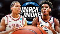 Darius Acuff Jr. with Tarris Reed Jr. in March Madness