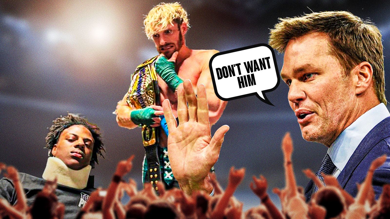 Tom Brady brutally roasts Logan Paul’s friend IShowSpeed at Fanatics Flag Football Classic draft