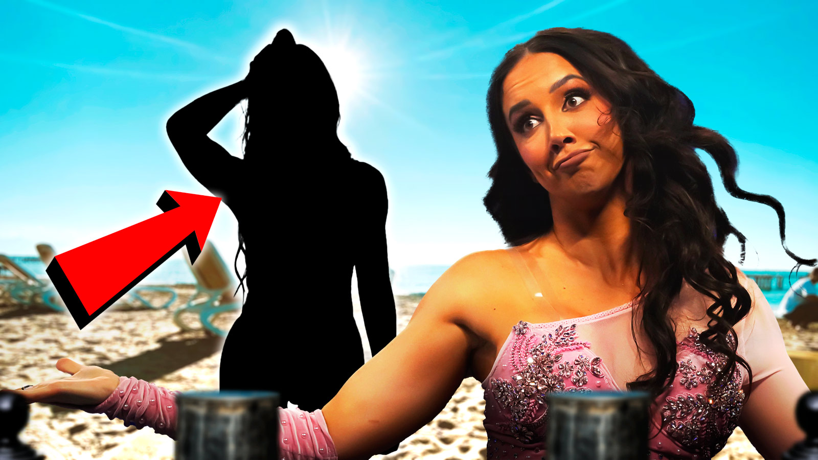 WWE star Chelsea Green turns heads with Baywatch-inspired swimsuit photo