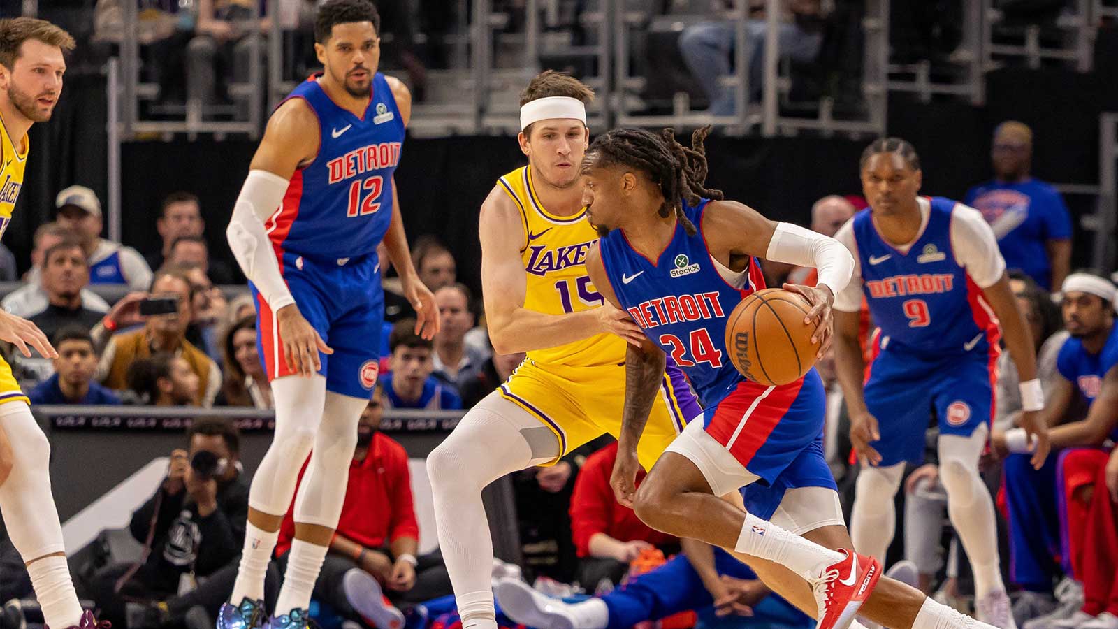 Watch Pistons’ Daniss Jenkins burn Austin Reaves for clutch bucket that doomed Lakers