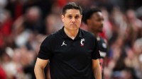 Cincinnati Bearcats head coach Wes Miller in the second half against the Texas Tech Red Raiders at United Supermarkets Arena.
