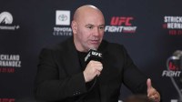 UFC President Dana White speaks after UFC Fight Night at Toyota Center.
