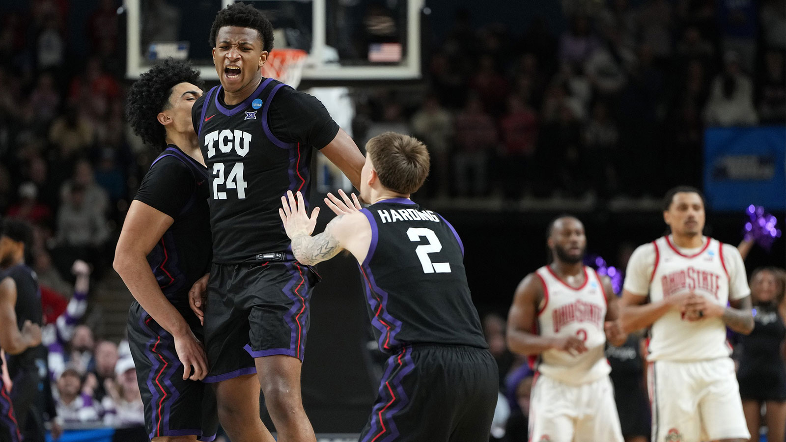 Xavier Edmonds drops truth bomb after thrilling TCU-Ohio State March Madness game