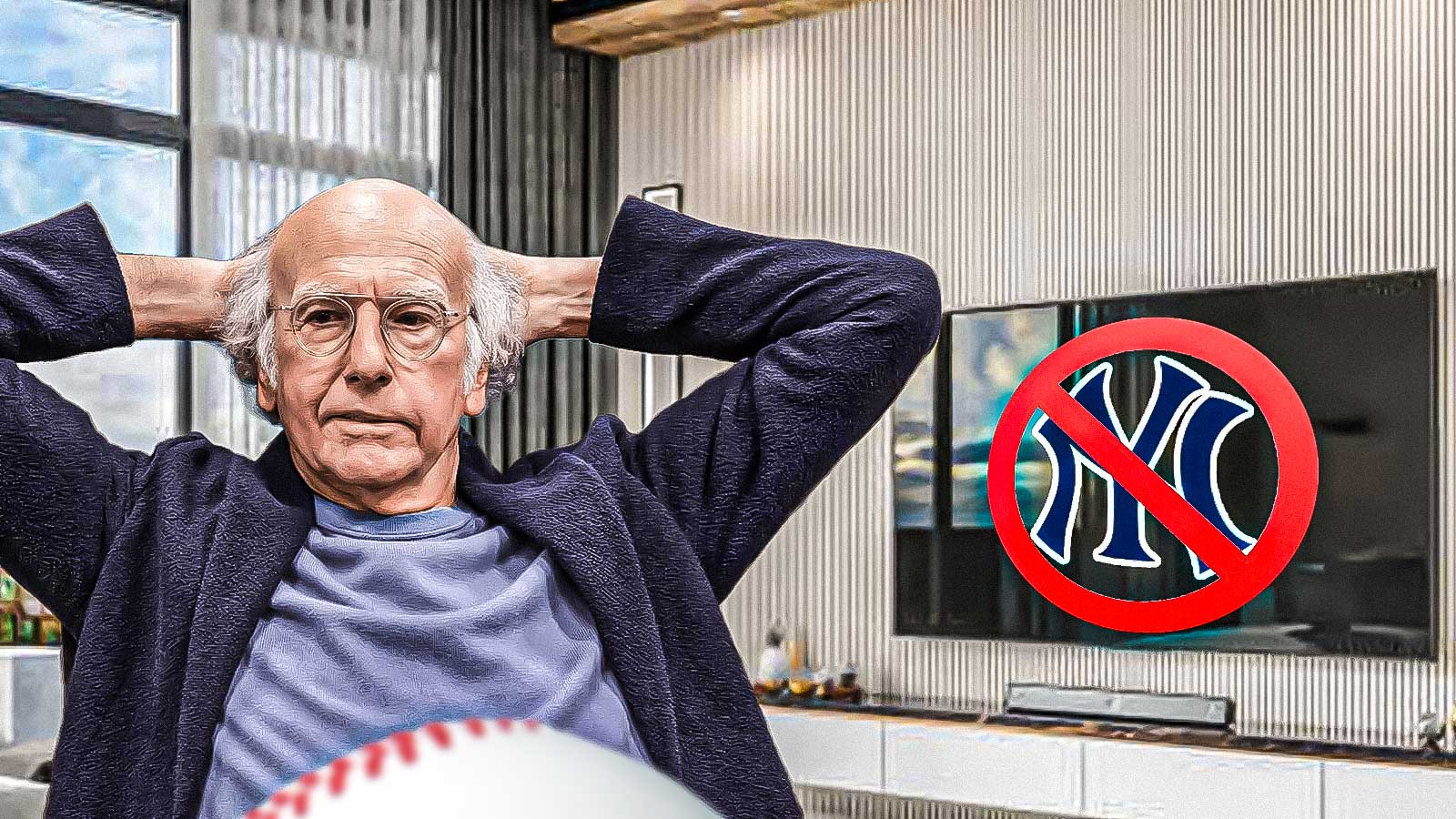 Larry David’s enthusiasm is curbed when he can’t watch Yankees’ game in new ad
