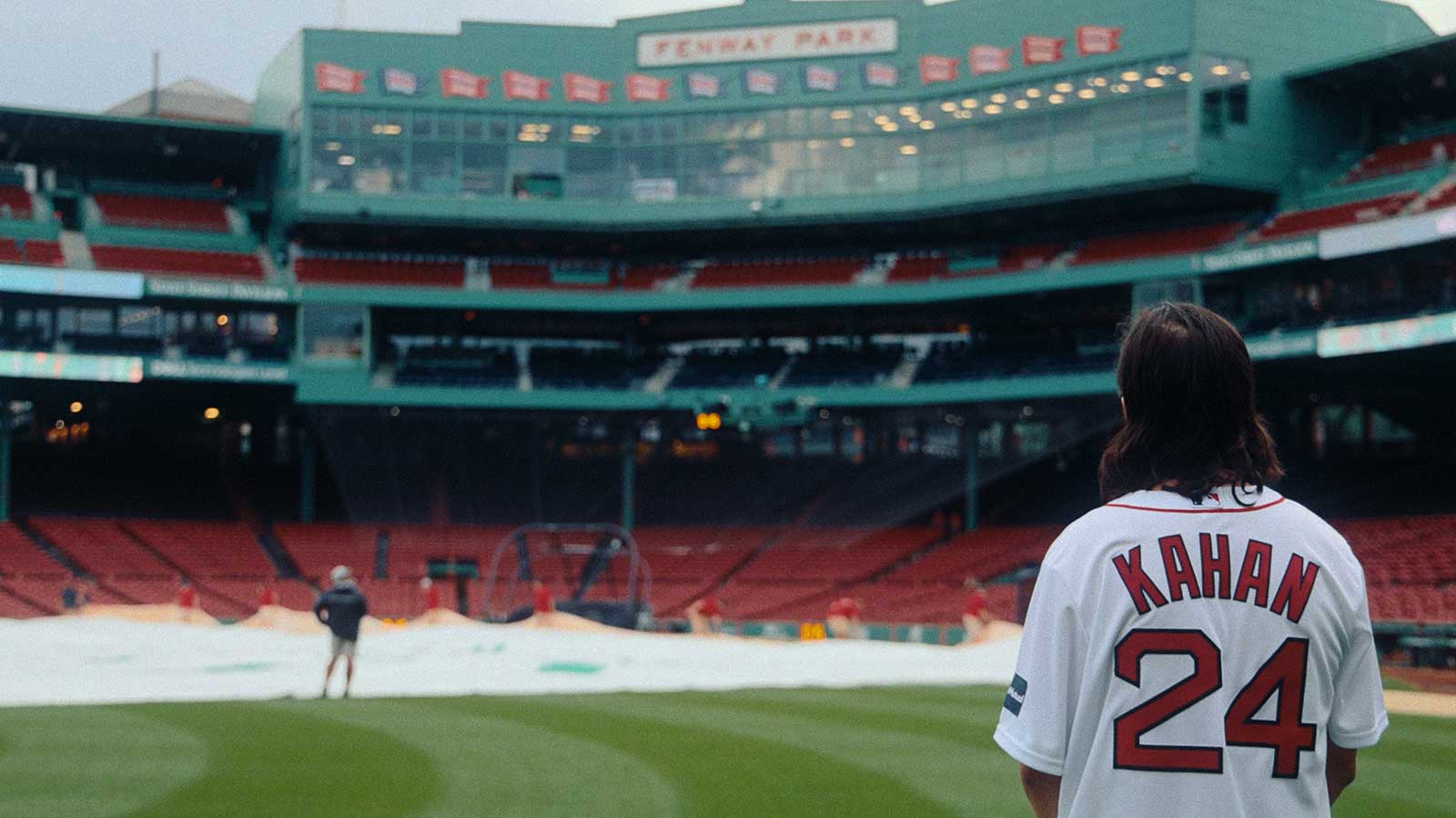 Noah Kahan at Fenway Park.
