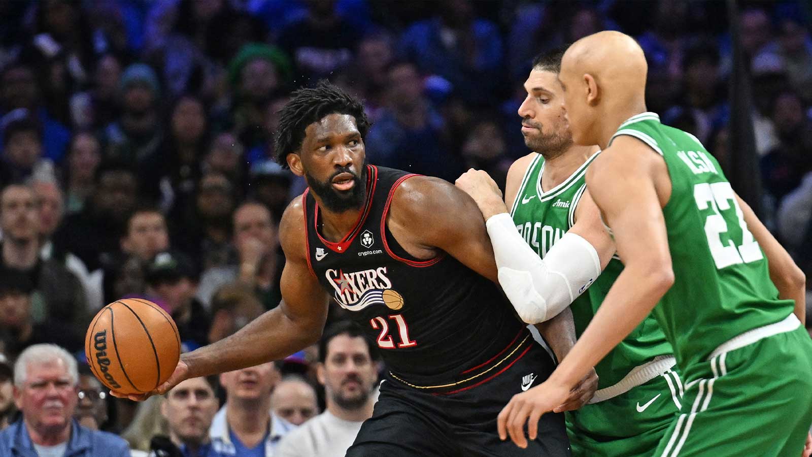 Celtics’ Joe Mazzulla drops truth bomb on Joel Embiid after Game 4 blowout
