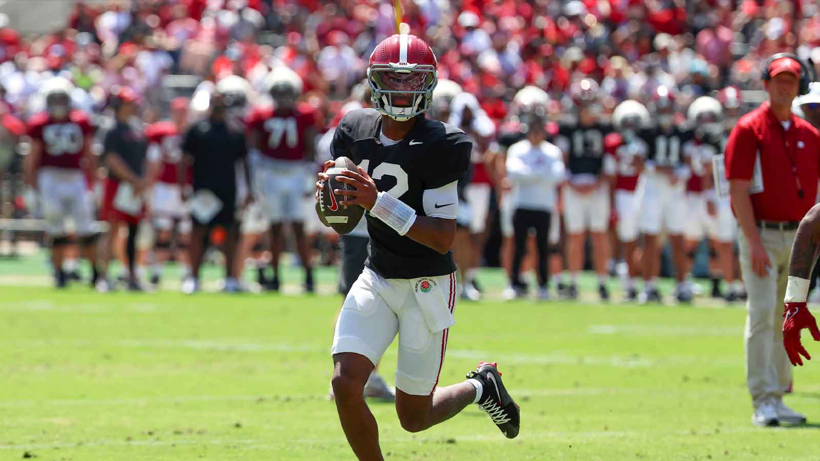Alabama’s Keelon Russell makes resounding case for starting QB job at spring game