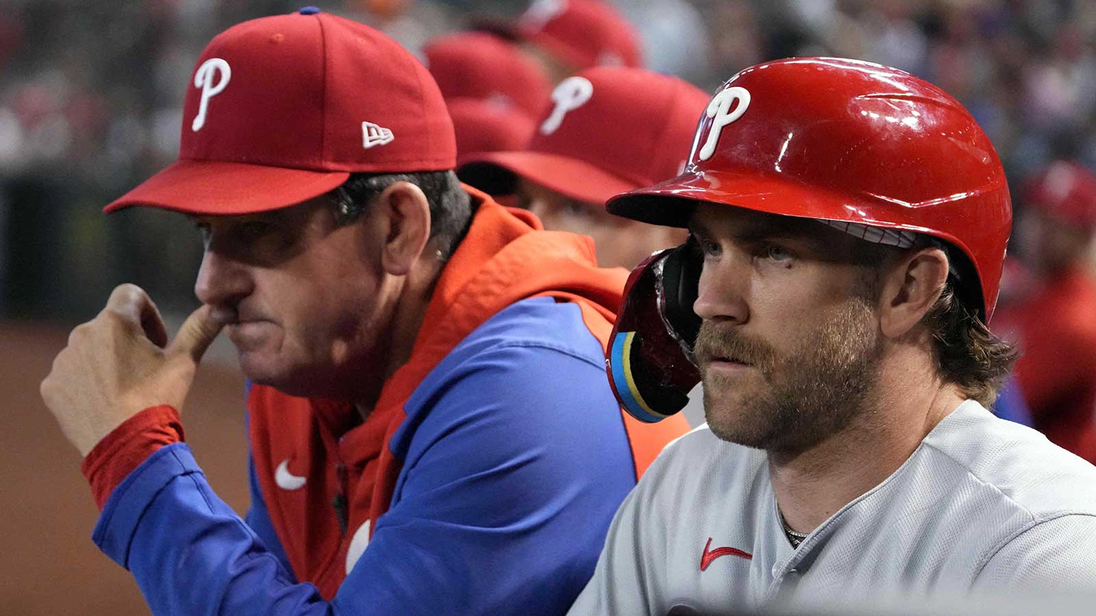 Phillies’ Bryce Harper has nothing but good things to say about Rob Thomson after his firing