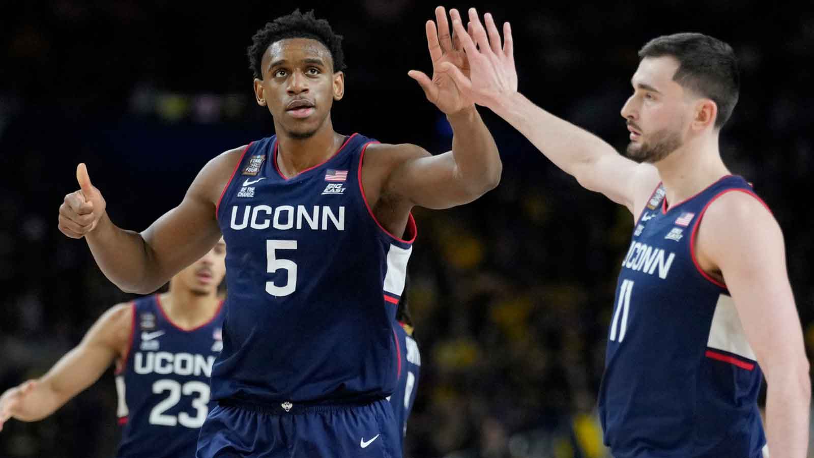 Solo Ball, Tarris Reed Jr. reveals what Alex Karaban meant to UConn after loss to Michigan