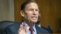 Chairman Richard Blumenthal (D-CT) holding a hearing to examine the PGA Tour-LIV deal, focusing on the Saudi Arabian Public Investment Fund's investments in the United States on Sept. 13, 2023 in Washington, D.C..