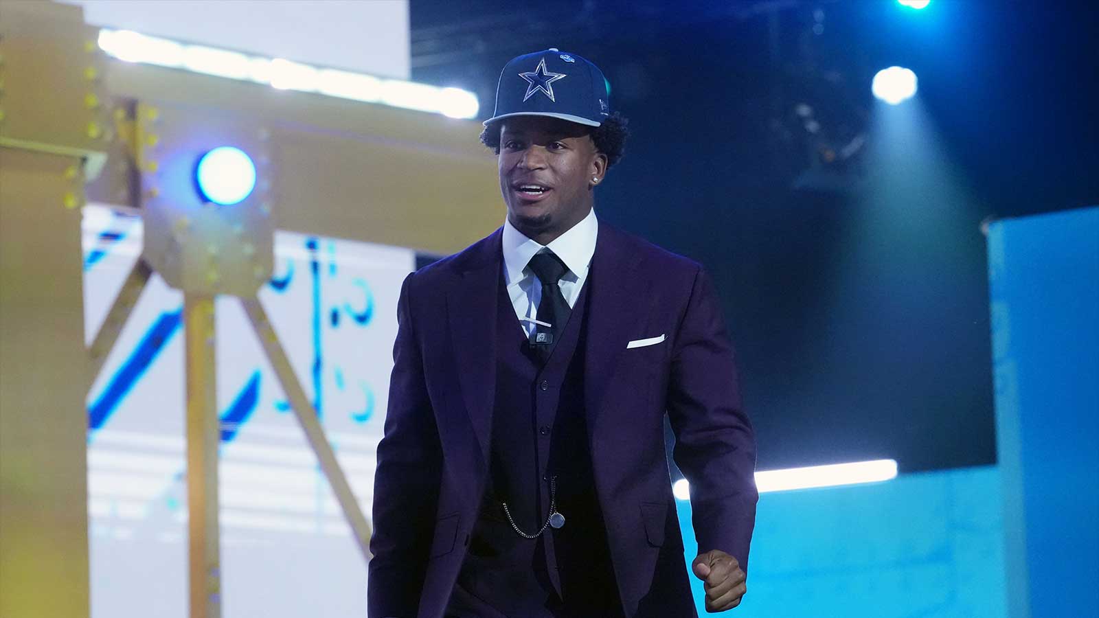 Ohio State Buckeyes defensive back Caleb Downs is selected by the Dallas Cowboys as the number eleven pick during the 2026 NFL Draft at Acrisure Stadium.