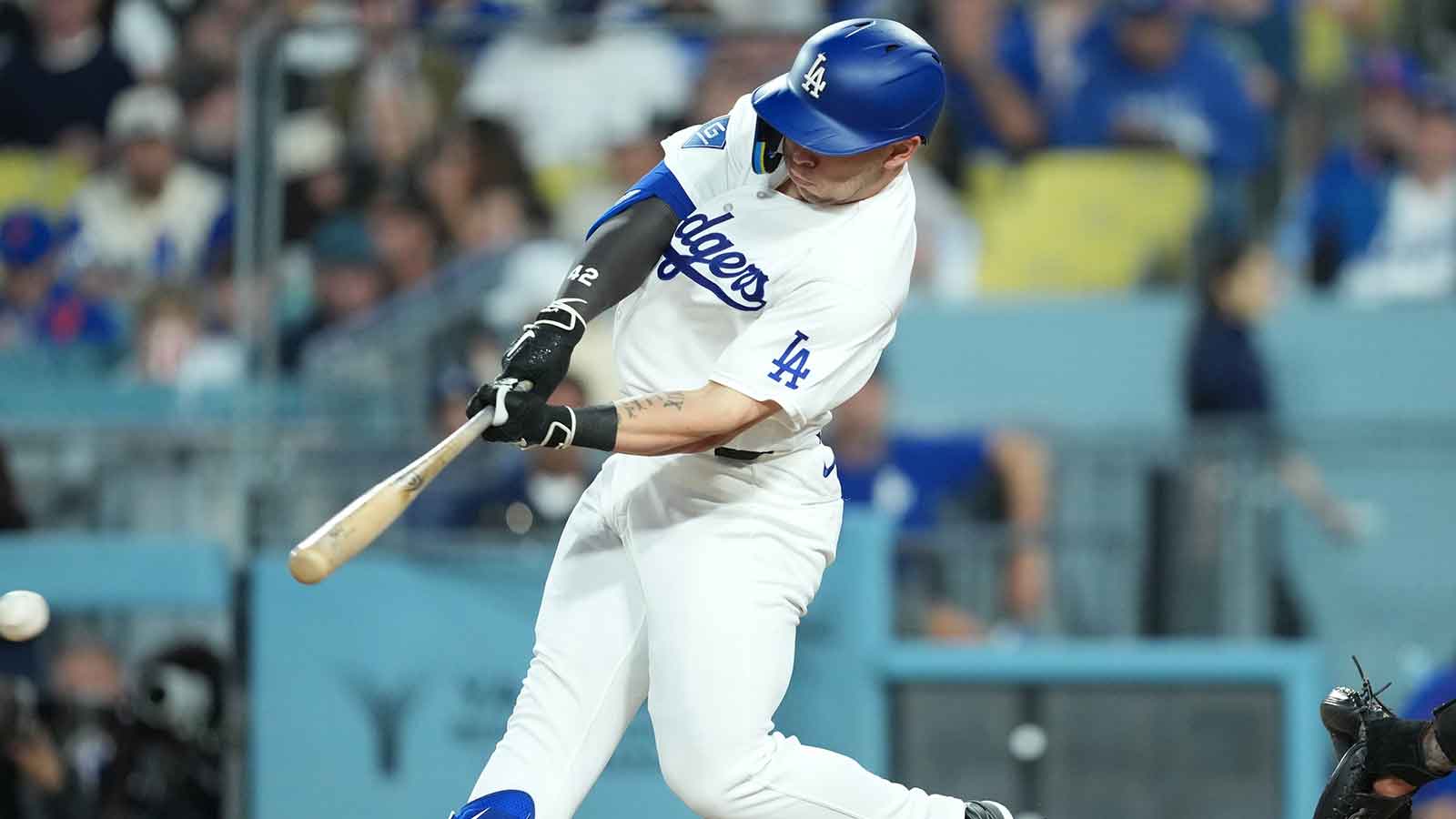 Of course Dalton Rushing hit a grand slam in place of Shohei Ohtani as Dodgers DH