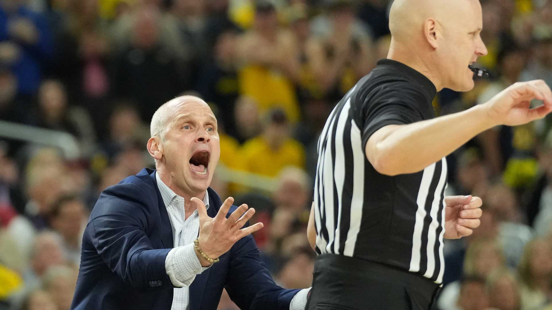 Dan Hurley weighs in on officiating in UConn-Michigan