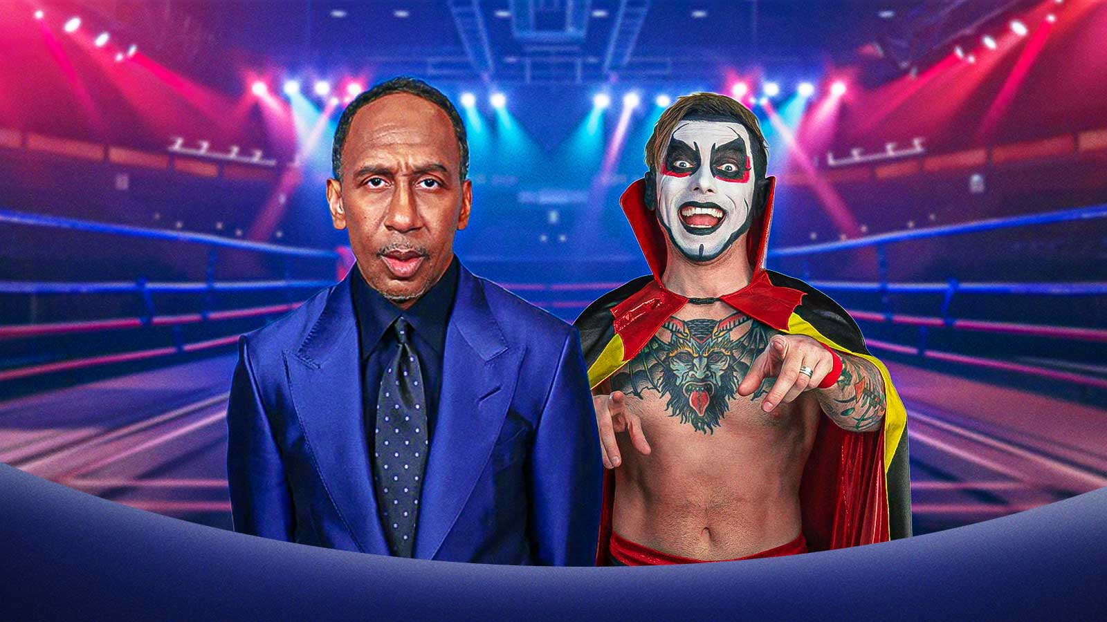 WWE’s Danhausen curses Stephen A. Smith during First Take takeover