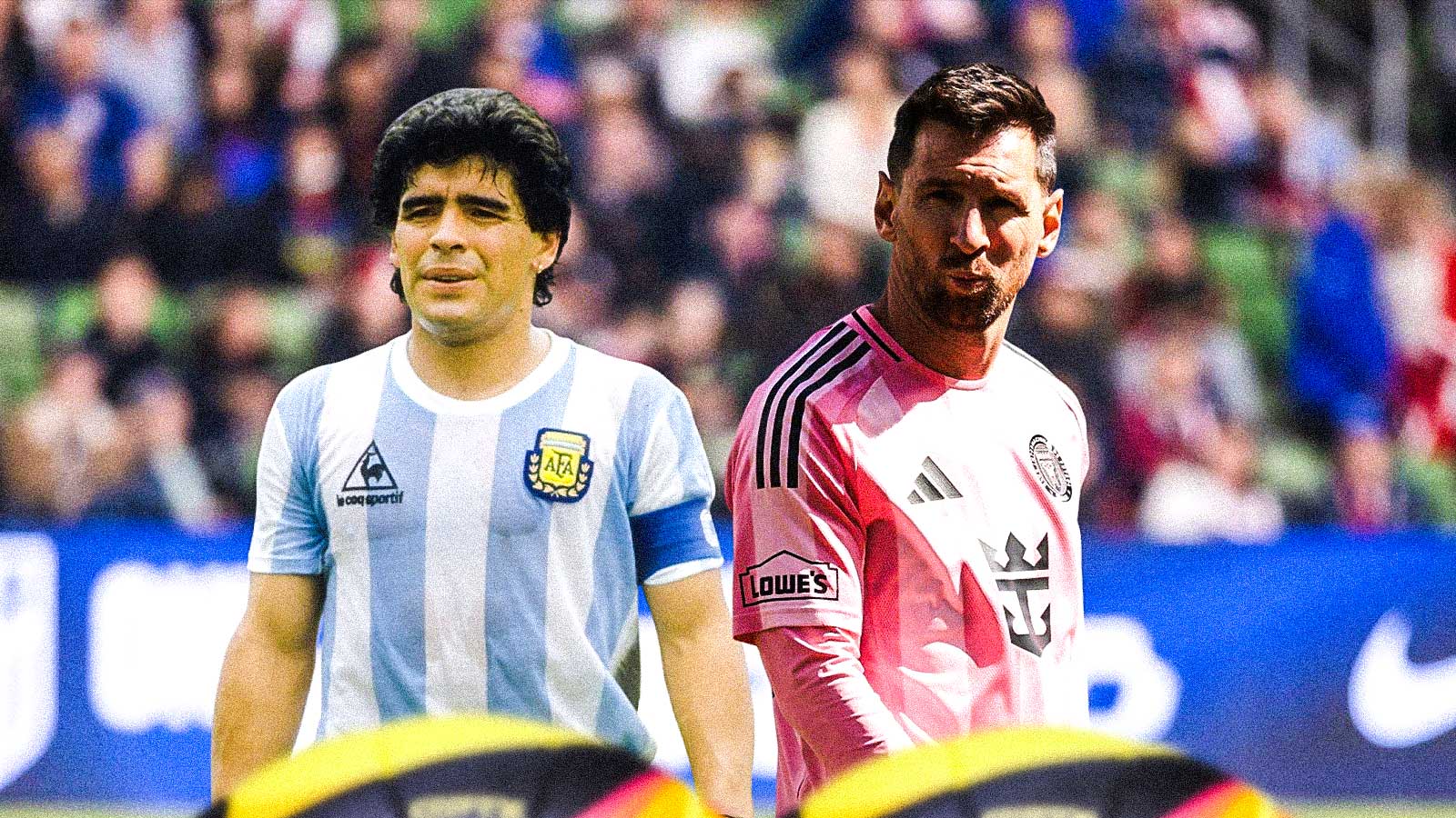 Diego Maradona’s son ends the debate between his father and Lionel Messi