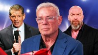 Vince McMahon, Eric Bischoff, and Triple H