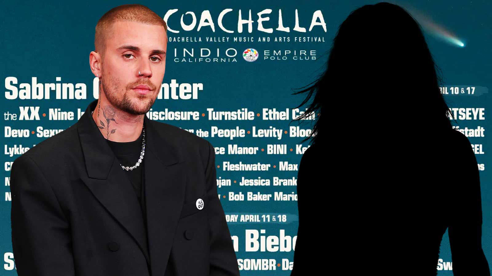 Ex-WWE star was rocking out to Justin Bieber’s Coachella set