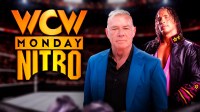 Eric Bischoff with Bret Hart, Background - WCW Monday Nitro