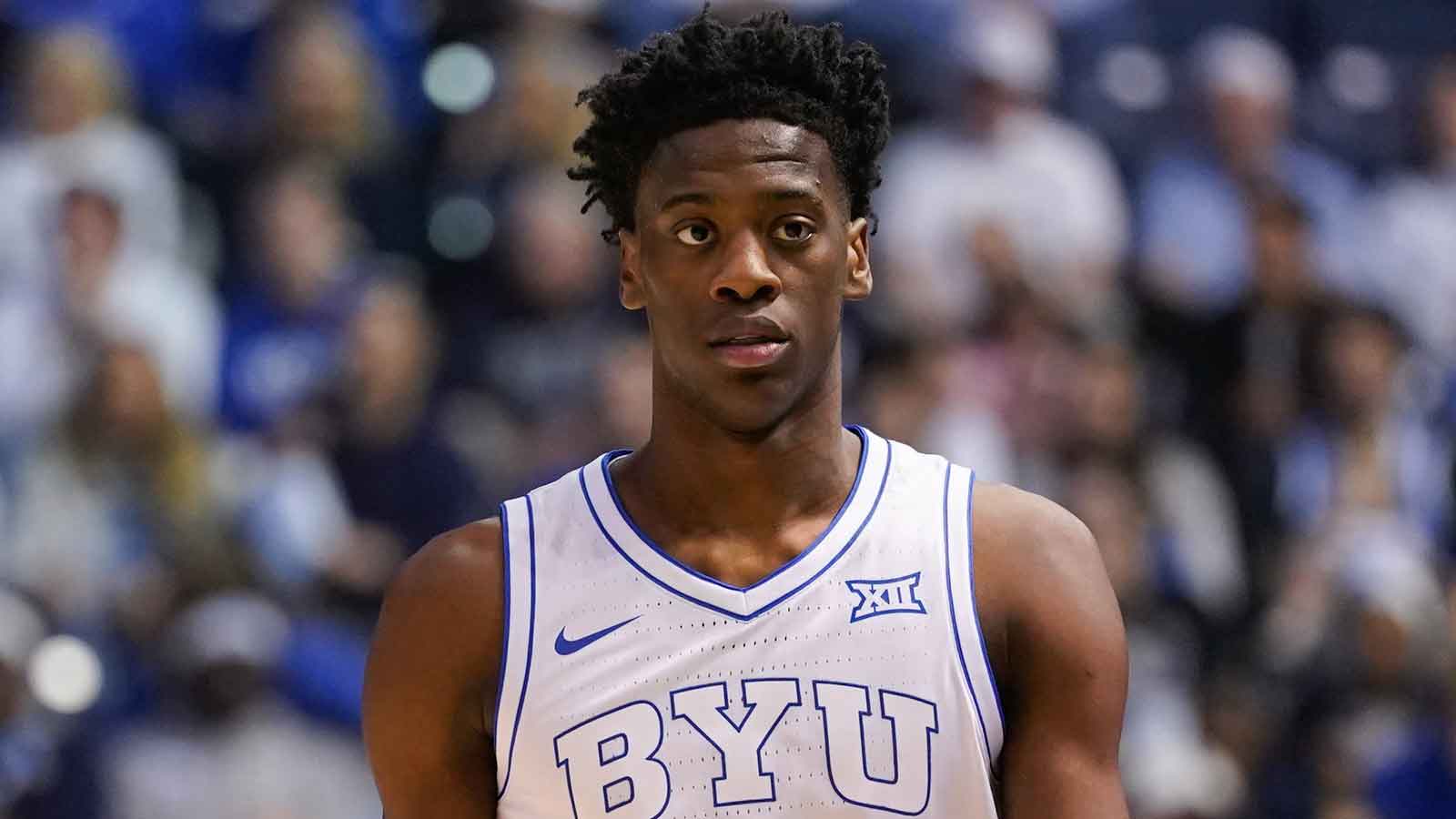 AJ Dybantsa rolls up for Lakers-Rockets Game 2