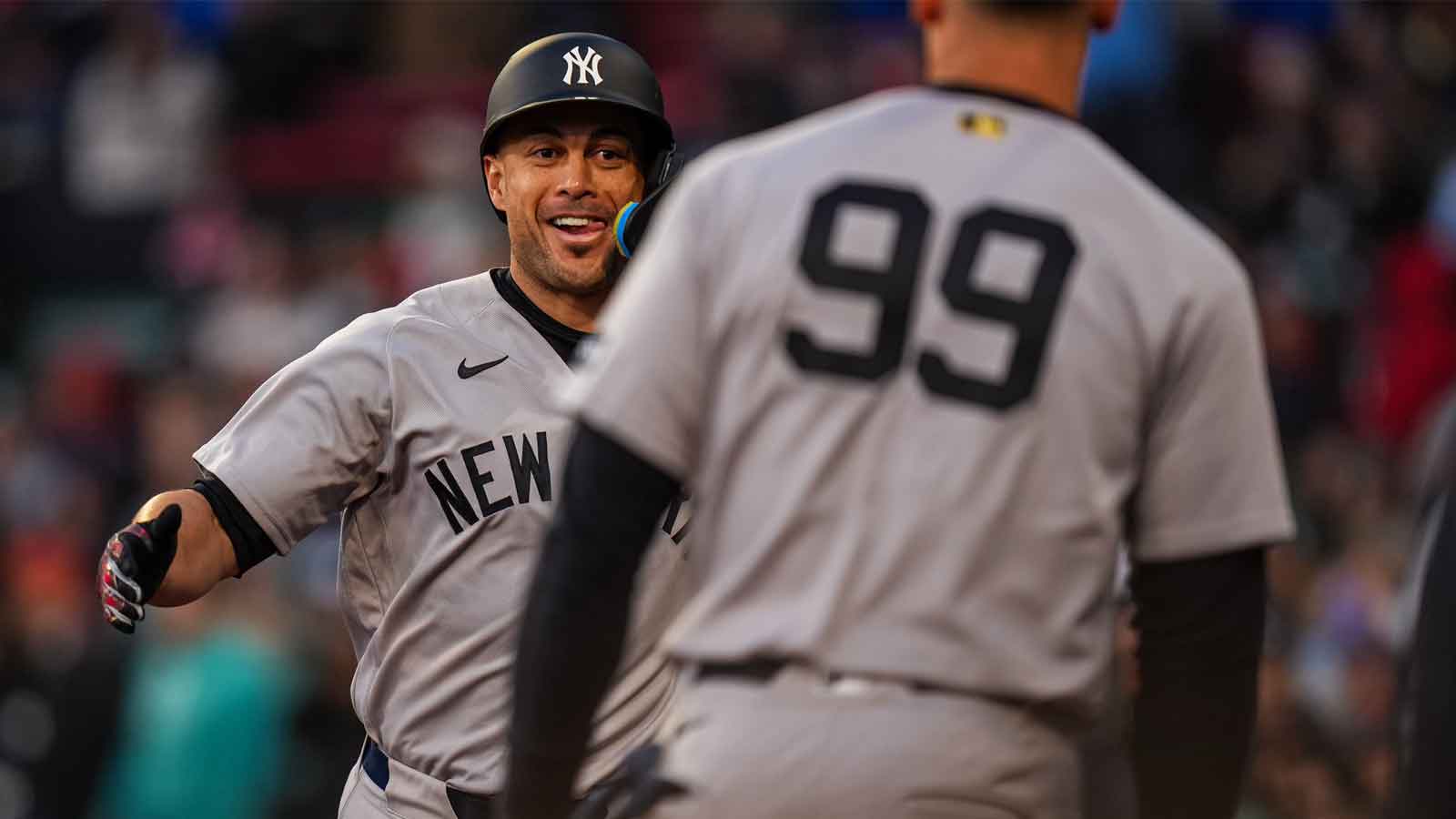 Yankees slugger Giancarlo Stanton flexes power with bonkers comment on HR vs. Red Sox