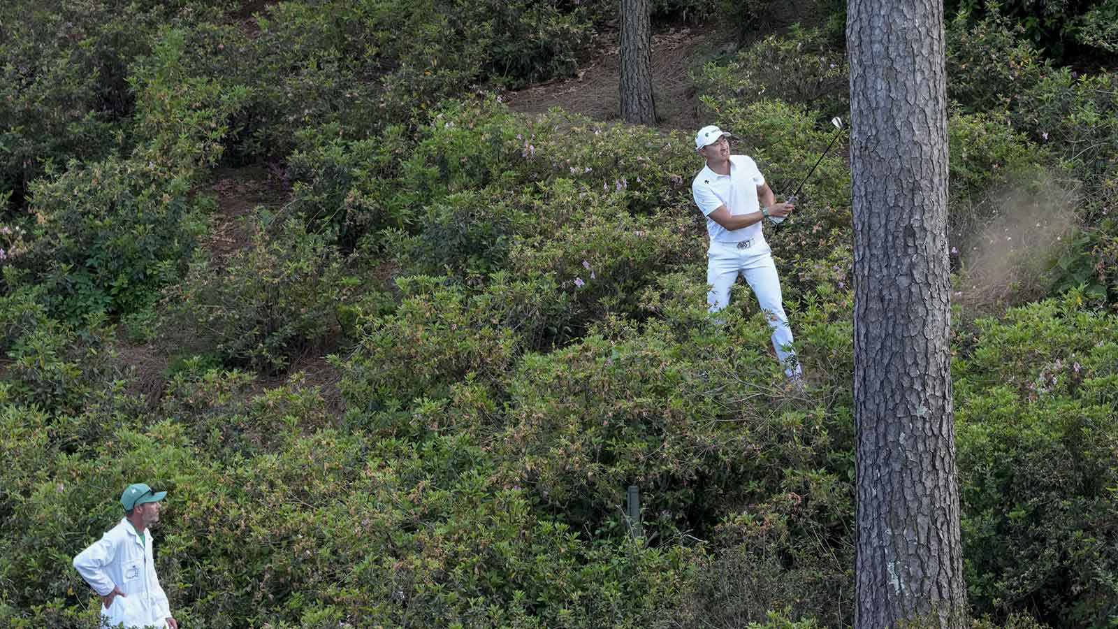 The Masters quintuple bogey explosion that held up leaders on Amen Corner
