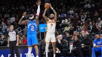 Nickeil Alexander-Walker gives cousin SGA his flowers after 2nd MVP with Thunder