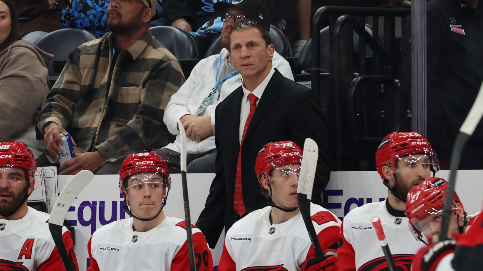 Hurricanes’ Rod Brind’Amour bemoans 2nd period collapse in Game 3 2OT loss to VGK