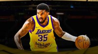 NBA player Malik Williams in a South Bay Lakers jersey, G League