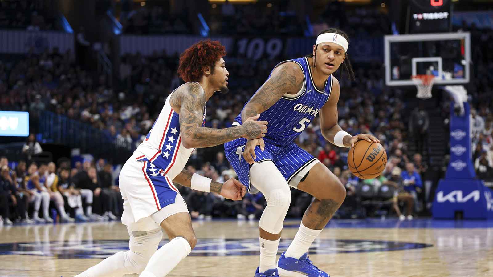 Paolo Banchero, Kelly Oubre Jr. slapped with techs after heated moment